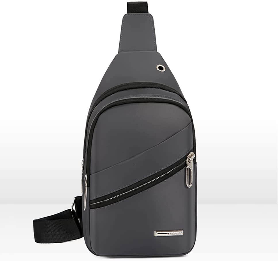 Yerchic Small Sling Bag Crossbody Shoulder Bag for Men Women Lightweight One Strap Backpack Casual Daypack for Daily Travel Outdoor, Black,5811 - Image 2